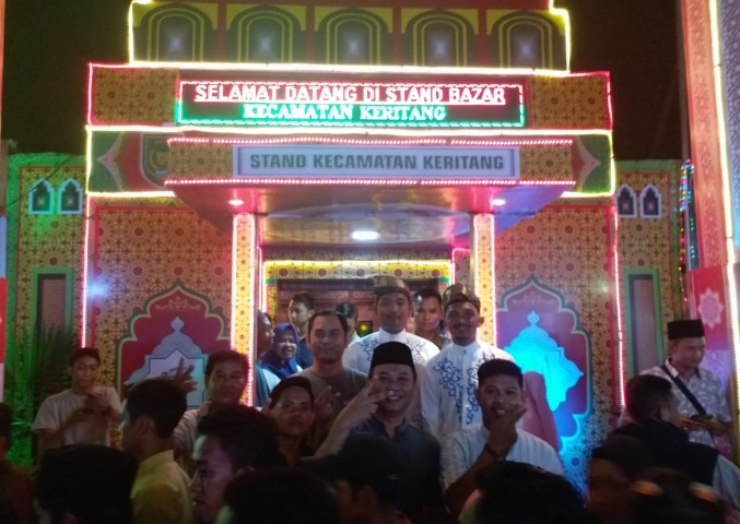 MTQ Ke 48 Inhil, Stand Kecamatan Keritang Ramai Dikunjungi Warga    