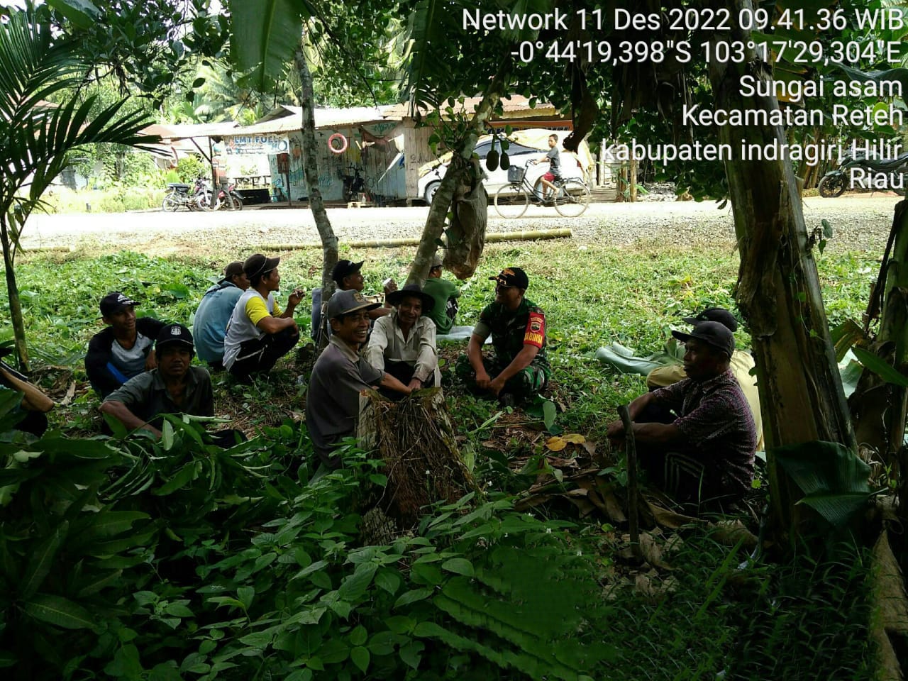 Komsos Bersama Serda Pardamean Untuk Jalin Silaturahmi