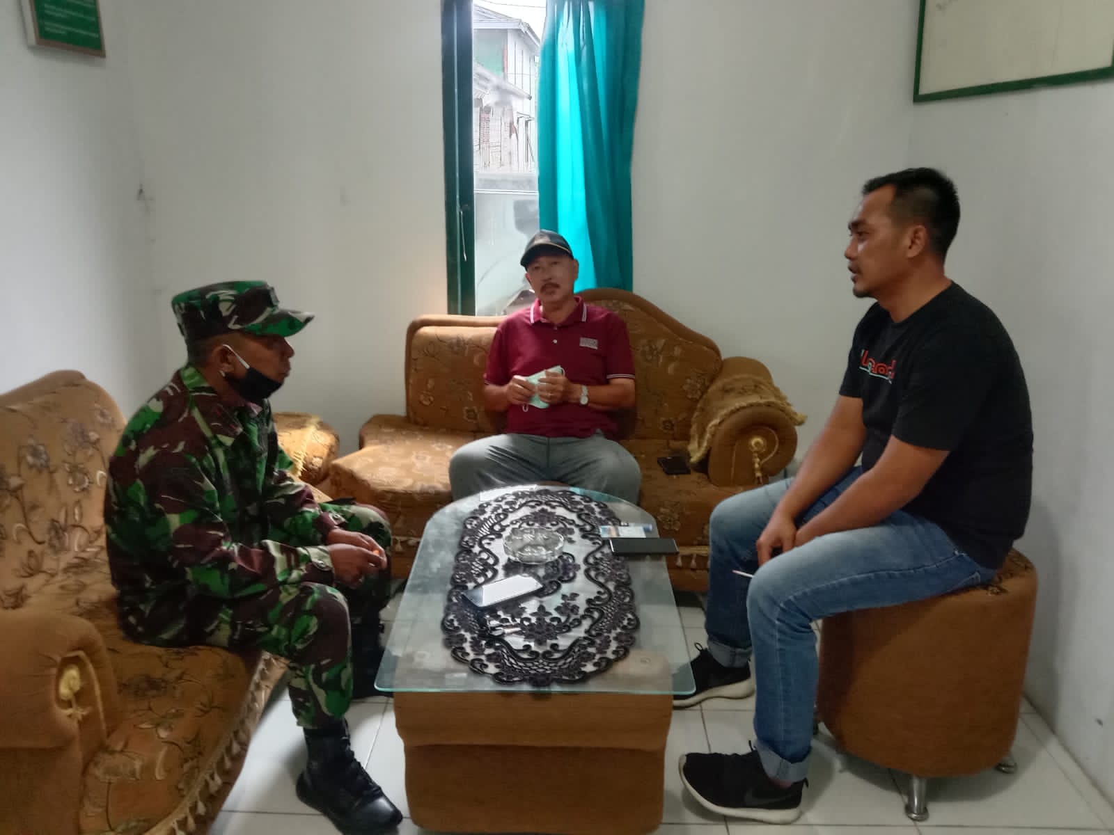 Komsos Danramil 03/Tempuling Bangun Kerjasama Dengan Mitra Karib