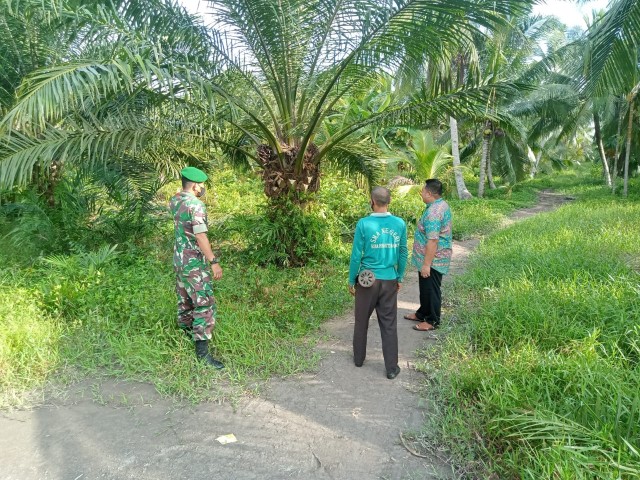 Babinsa Koramil 04/Kuindra Rutin Memberikan Himbauan Antisipasi Kebakaran Hutan dan Lahan