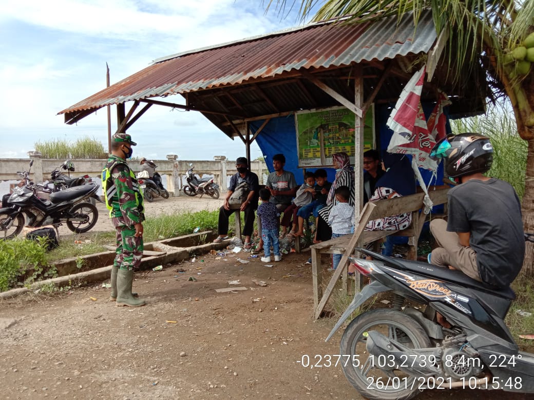 Koptu Ronald Manalu Himbau Masyarakat Patuhi Prokes