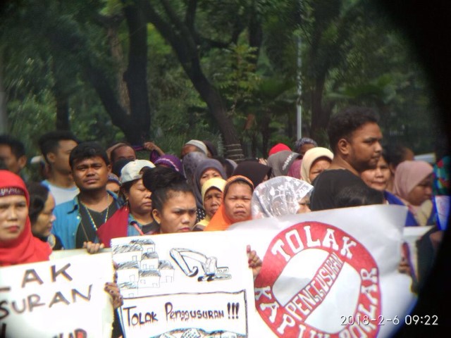 Terancam Digusur Polda Metro Jaya, Warga Kapuk poglar Kembali Datangi Balaikota 