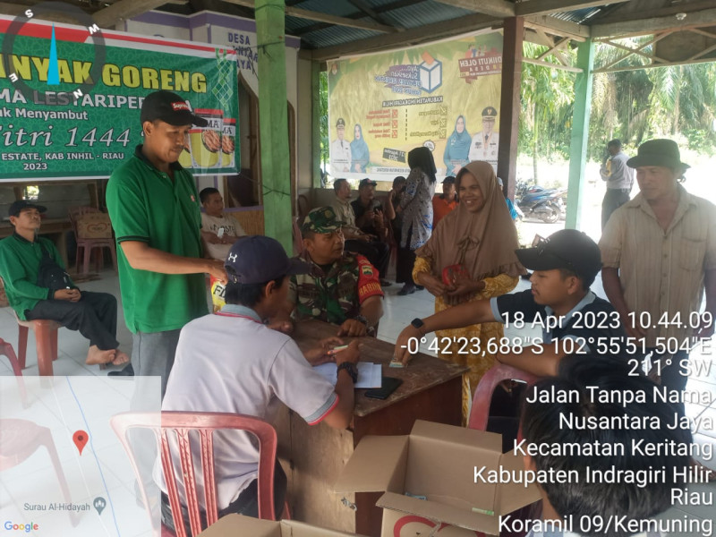 Jalin Hubungan Silaturahmi Oleh Babinsa Koramil 09/Kemuning di Binaan