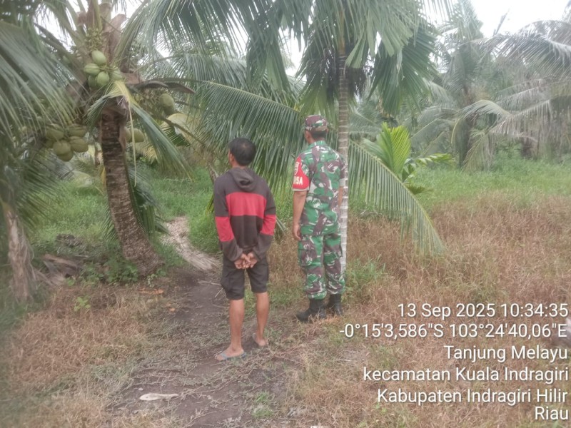 Patroli Tapal Batas di Desa Tanjung Melayu Berjalan Aman dan Terkendali