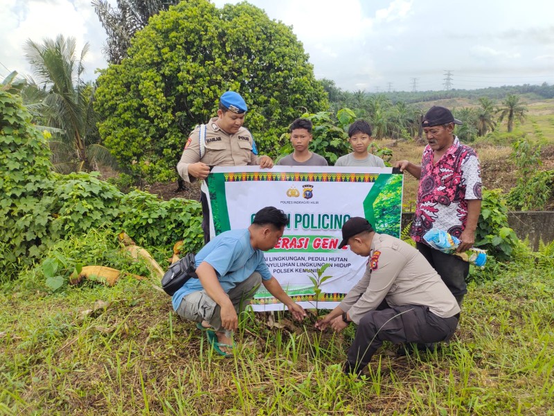 Polsek Kemuning Tanam Ketapang, Kompol Simanungkalit: Investasi untuk Generasi Mendatang