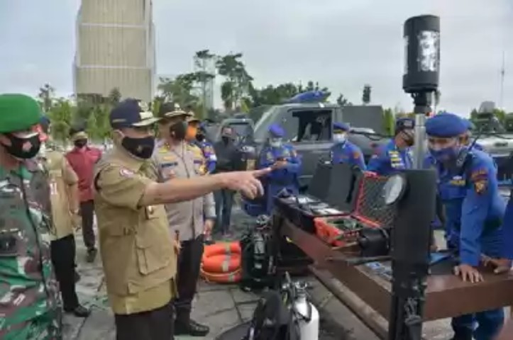 Gerak Cepat, Sebanyak 1300 Personil Disiagakan Antisipasi Banjir di Riau