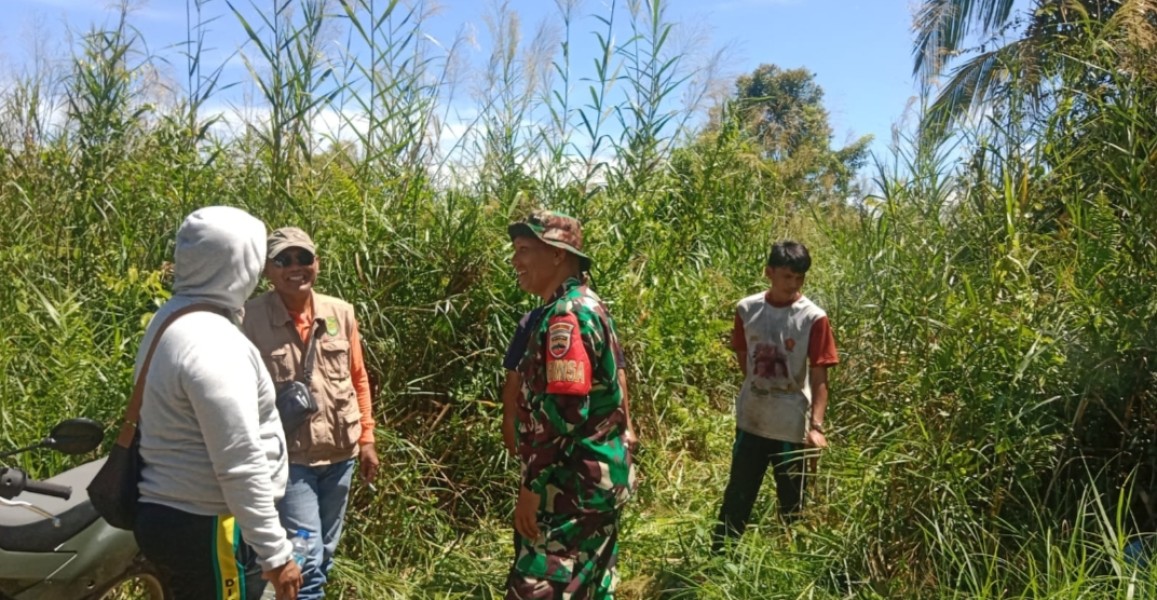 Babinsa Koramil 05/Gas Koptu Umar Nasution Rutin Laksanakan Patroli Karlahut
