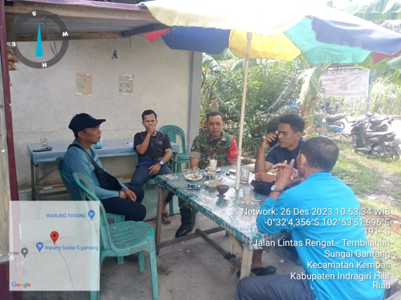 Melalui Komsos, Babinsa 03/Tpl Ajak Para Pemuda Jaga Keamanan dan Ketertiban Masyarakat Untuk Mewujudkan Ketahanan Wilayah Yang Semakin Kokoh