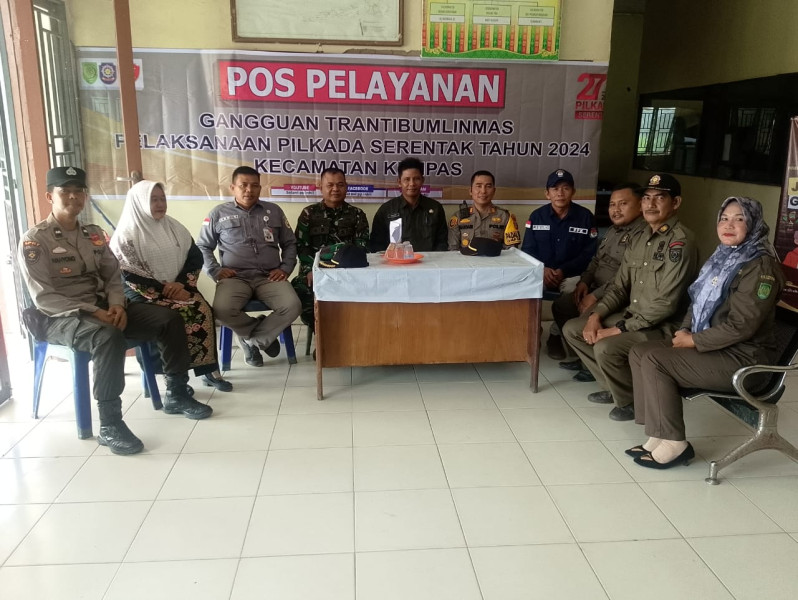 Forkopimcam Kempas Gelar Rapat Persiapan Apel Siaga Pengamanan TPS dan Patroli Bersama Masa Tenang Pilkada 2024