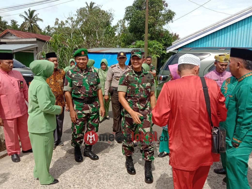 Dandim 0314/Inhil Laksanakan Kuker ke Koramil 03/Tempuling, Ini Pesannya 