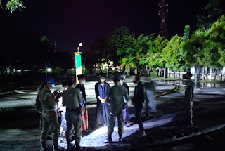 Lima Remaja di Bubarkan Tim URC Satpol PP Inhil