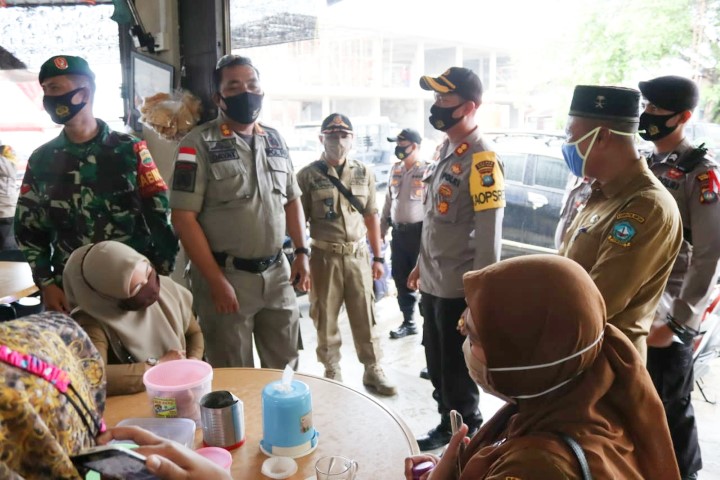 Tim Gabungan Gelar Operasi Yustisi Pendisiplinan Protokol Kesehatan di Bintan