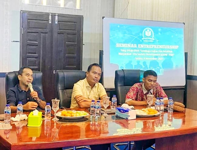 Taja Seminar Enterprenuership, Wakil Ketua DPRD Bengkalis Gandeng LKPM-PSD