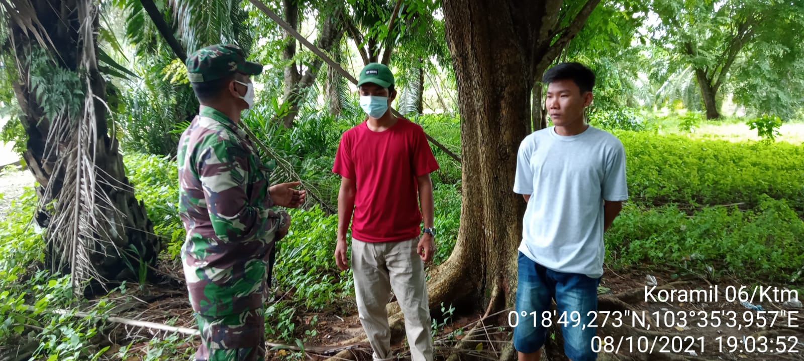 Serda Lendi Piter Sirimba Siaga Patroli Karhutla Bersama Warga Masyarakat