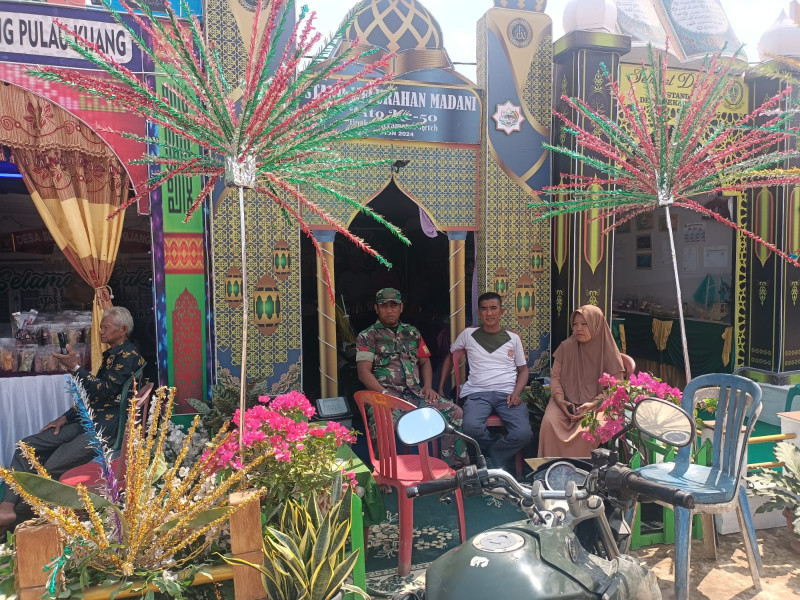 Tingkatkan Kebersamaan Melalui Komsos Koramil 07/Reteh