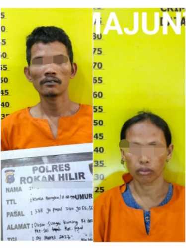 Dua Pelaku Pembunuhan Akhirnya Berhasil di Ringkus Kepolisian Polres Rohil