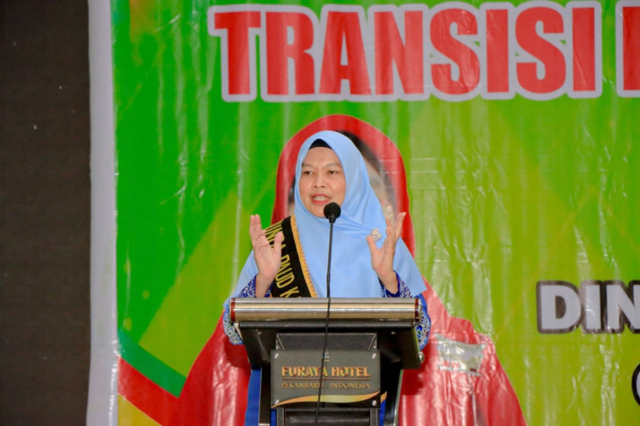 Pj Ketua TP PKK Kabupaten Kampar Buka Bimtek Transisi Paud Ke SD