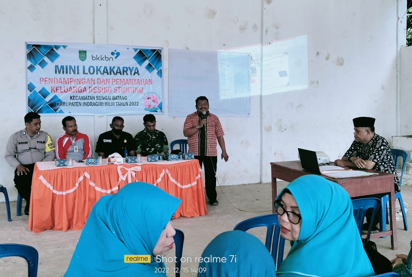 Danramil 07/Reteh Mengikuti Kegiatan Lokakarya Mini Pendampingan dan Pemantauan Keluarga Risiko Stunting