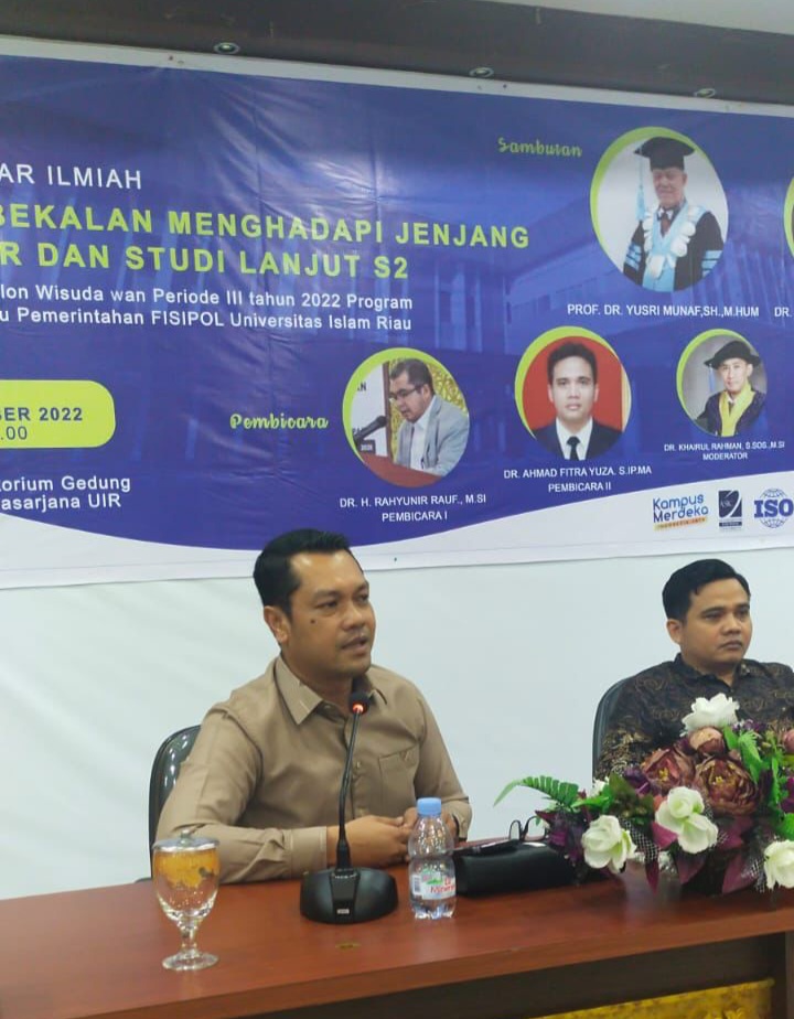 Wakil Ketua DPRD Meranti Berbagi Pengalaman Dengan Alumni dan Calon Wisudawan di IP UIR Wakil Ketua DPRD Meranti Berbagi Pengalaman Dengan Alumni dan Calon Wisudawan di IP UIR