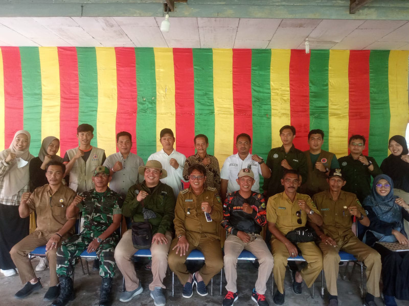 Dalam Rangka Analisis Daerah Rawan Bencana Alam, Babinsa Koramil 04/Kdr Hadiri Kegiatan FGD dan PSBA UGM beserta BPBD