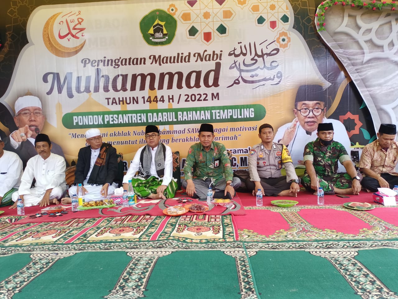 Bati Tuud 03/Tpl Hadiri Peringatan Maulid Nabi Muhammad SAW Tahun 1444 H di Ponpes Daruul Rahman 
