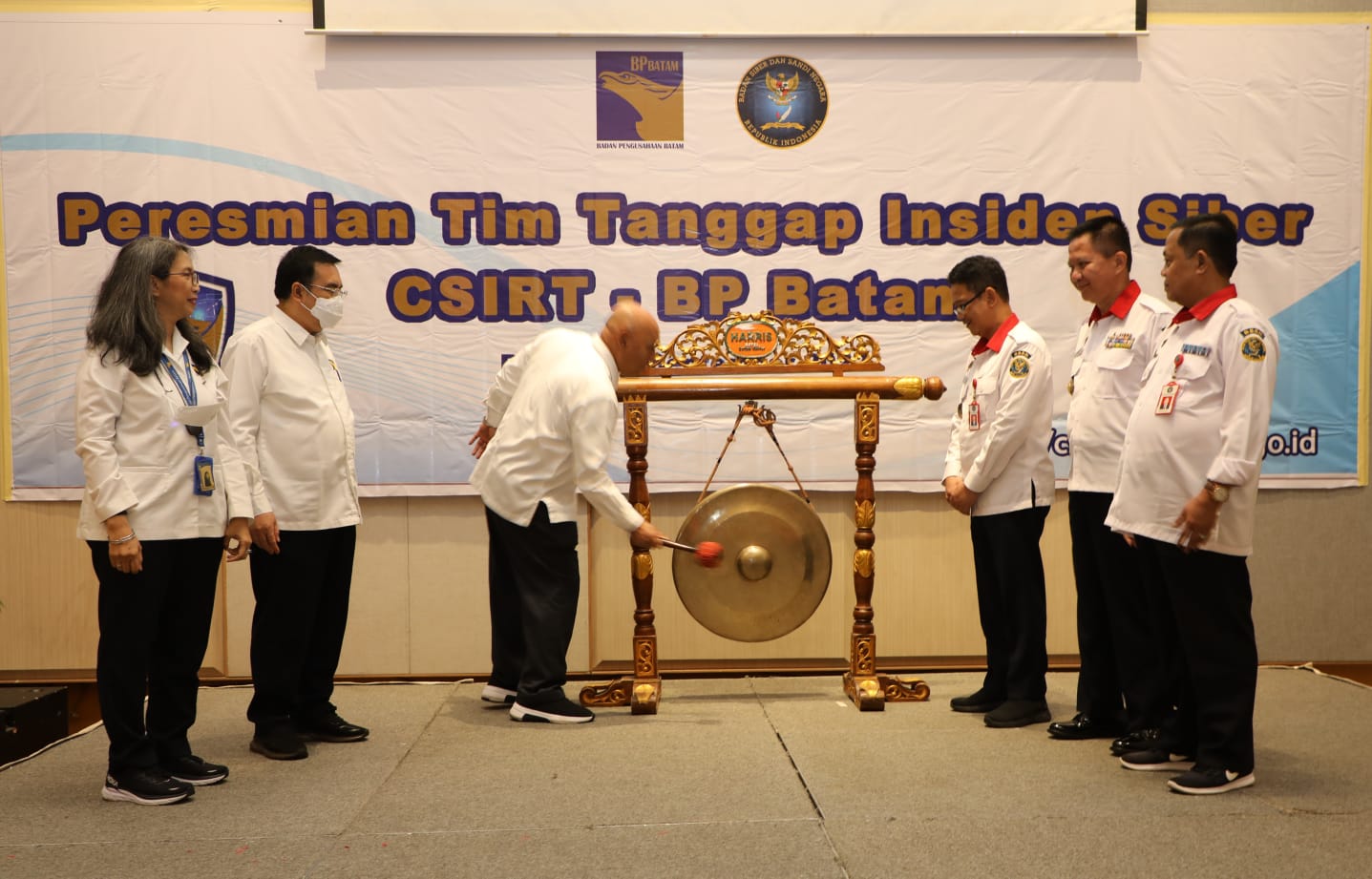 Peresmian Tim Tanggap Insiden Siber CSIRT - BP Batam 