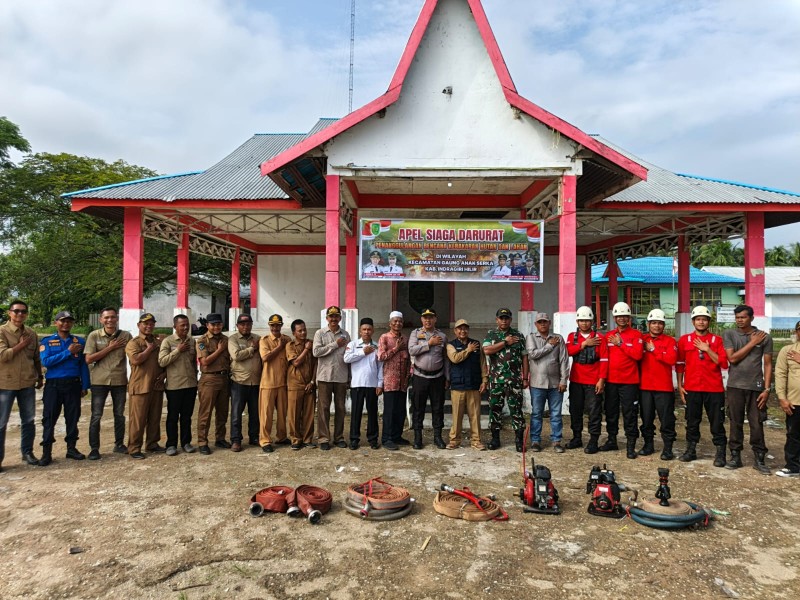 Gaung Anak Serka Siaga Karhutla: Camat, Polisi, TNI, dan MPA Bersatu Hadapi Musim Kemarau