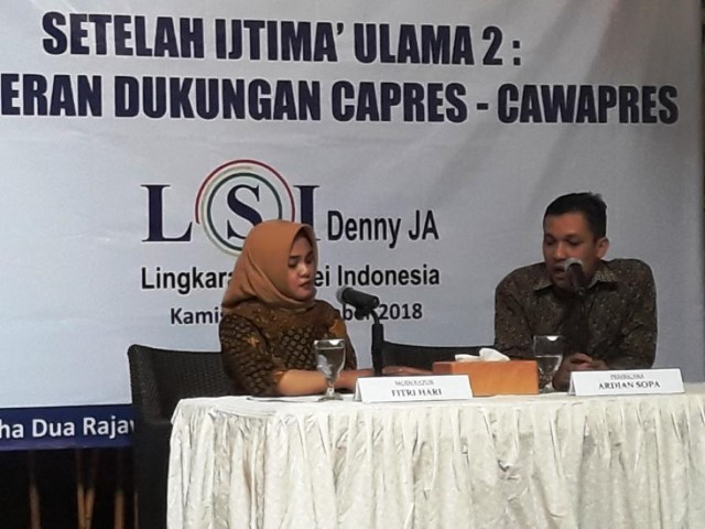 Gempa Lombok dan Asian Games Kerek Elektabilitas Jokowi di Pilpres 2019