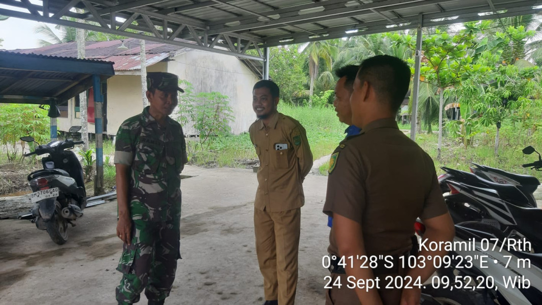 Koramil 07/Reteh Ciptakan Pemilu Damai Bersama Masyarakat Melalui Komsos