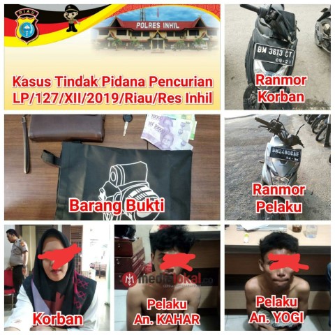 Korban Kejar-kejaran dengan Jambret, Saksi Langsung Sergap Pelaku di Tembilahan Hulu, Apes!