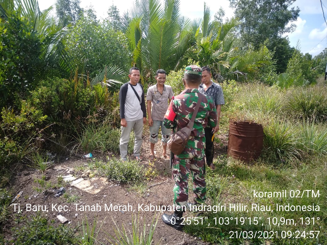 Serda Agusmi Semakin Gencar Lakukan Patroli Karhutla di Tanjung Baru