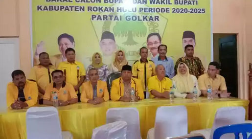 Tim Penjaringan Bakacada Rohul Partai Golkar Perpanjang Pengembalian Formulir