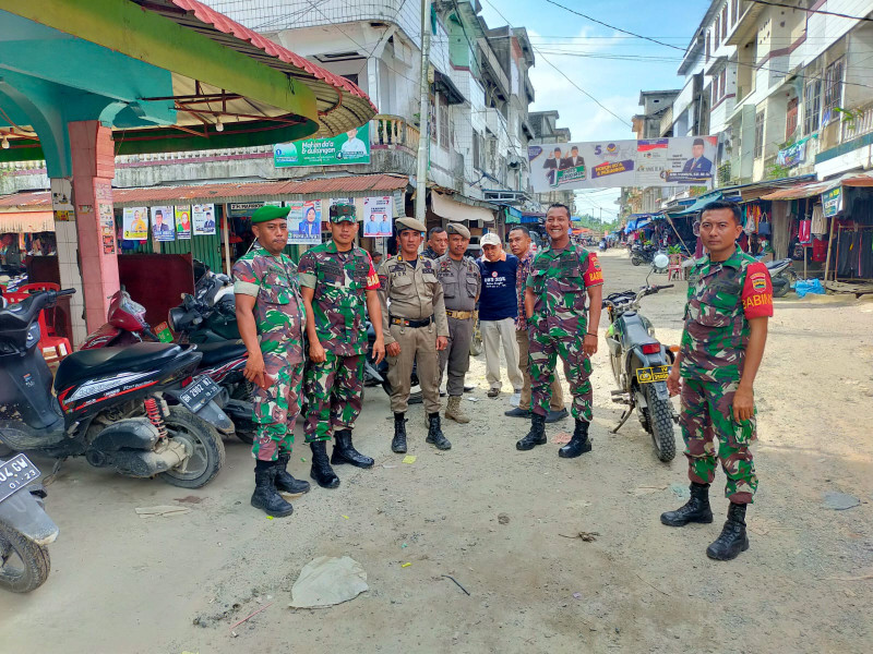 Wujudkan Sinergitas Bersama Koramil 07/Reteh Kopda Zakirman Dengan Aparatur