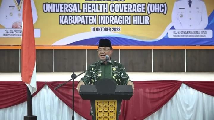 Bupati HM Wardan Lounching Jaminan Kesehatan Semesta