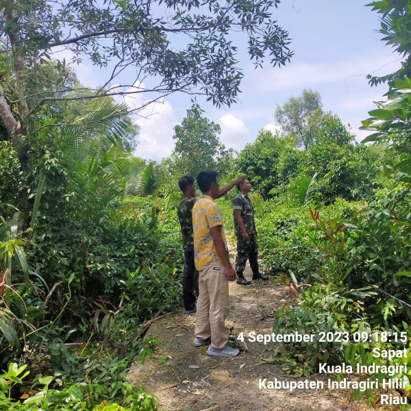 Babinsa Koramil 04/Kuindra Tetap Lakukan Patroli dan Sosialisasi Karlahut