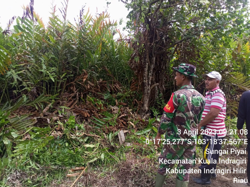 Babinsa Koramil 04/Kuindra Turun Ke Wilayah Lakukan Patroli