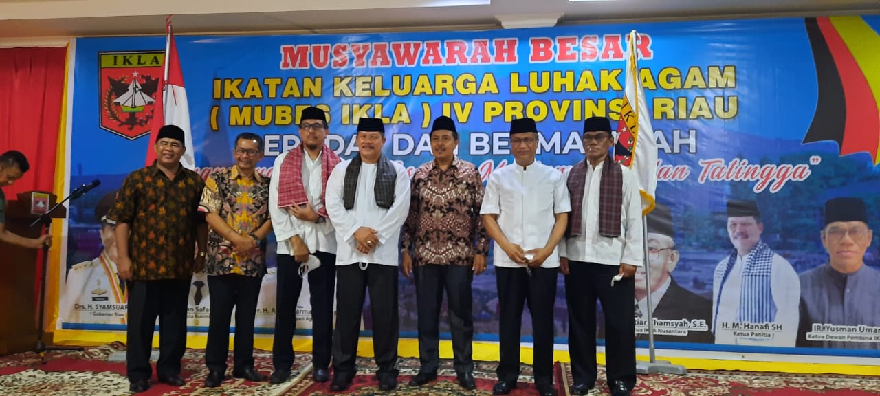 Mubes IV, Hanafi Terpilih Secara Aklamasi Sebagai Ketum IKLA Riau Periode 2021-2026