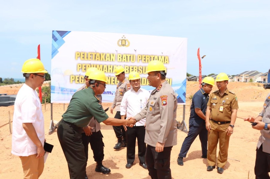 Polda Kepri Resmikan Ground Breaking Perumahan Bersubsidi