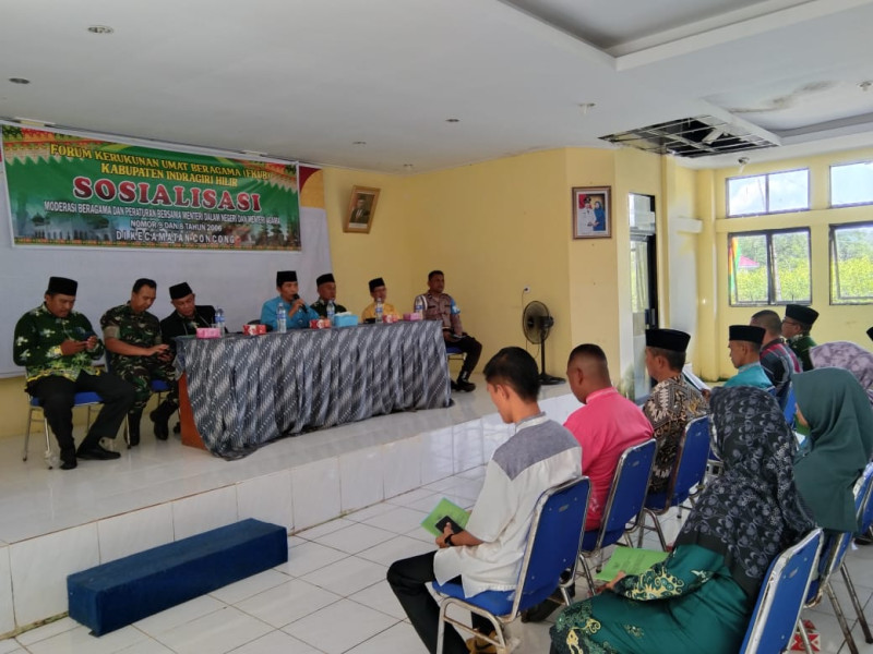 Danpos Concong Serma Suhaidi Hadiri Sosialisasi FKUB di Kecamatan Concong
