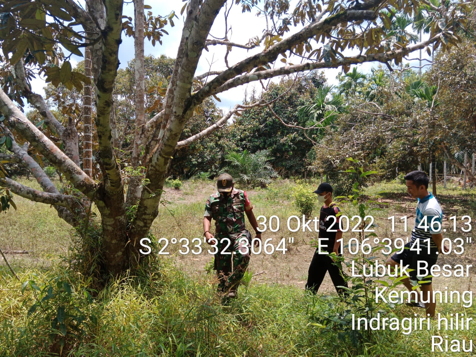 Peduli Karlahut, Guna Cegah Terjadinya Kebakaran Oleh Babinsa Koramil 09/Kemuning