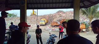 Pj Bupati Erisman Yahya Tinjau Tempat Pembuangan Akhir Sungai Beringin Tembilahan