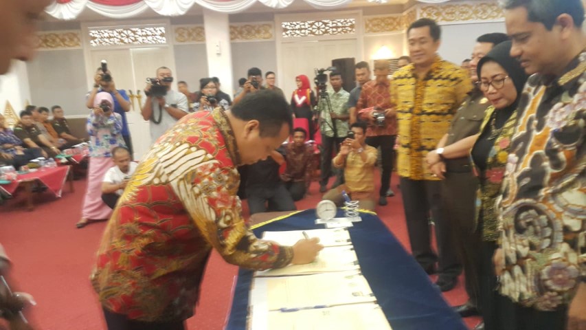 Bupati Irwan Hadiri Rapat Koordinasi  Pengawasan Daerah Tahun 2018 di Pekanbaru, Riau. 