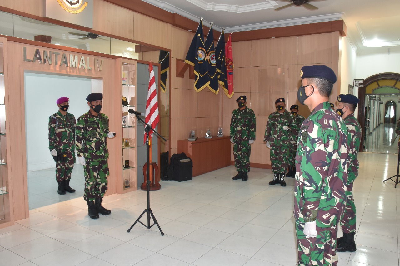 Danlantamal IV Pimpin Sertijab Kadiskes Lantamal IV Tanjung Pinang 