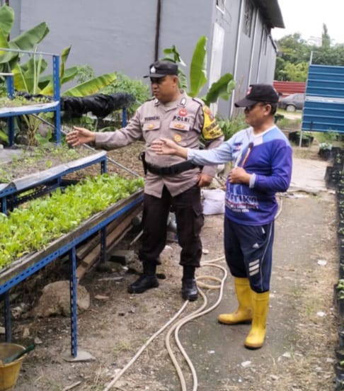 Polsek Batam Kota Ubah Lahan Tidur Jadi Kebun Pangan, Dukung Ketahanan Nasional