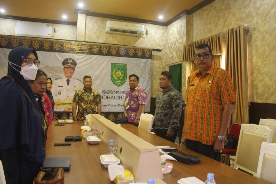 Bupati Inhil Ikuti Rakornas Pengendalian Inflasi Tahun 2023