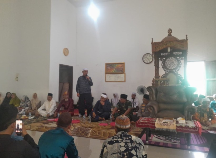 Personil Koramil 05/Gas Hadiri Peringatan Maulid Nabi Muhammad SAW