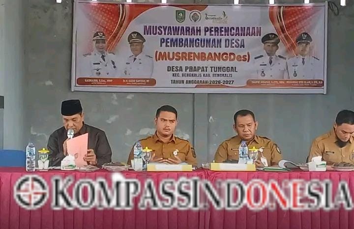 Pemerintahan Desa Prapat Tunggal Sosialisasi dan Bentuk Pengurus Koperasi Merah Putih