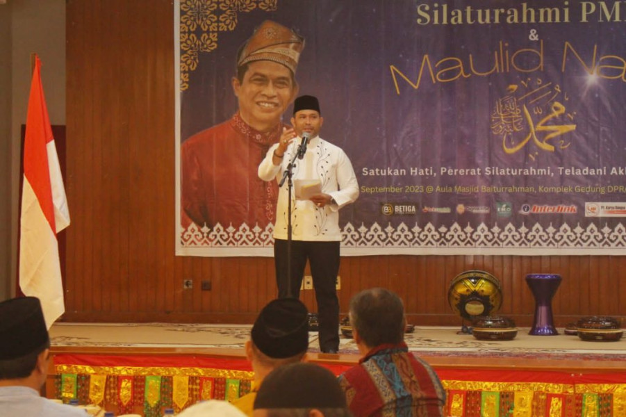 Bupati Inhil Hadiri Acara Silaturahmi PMRJ dan Maulid Nabi Muhammad SAW