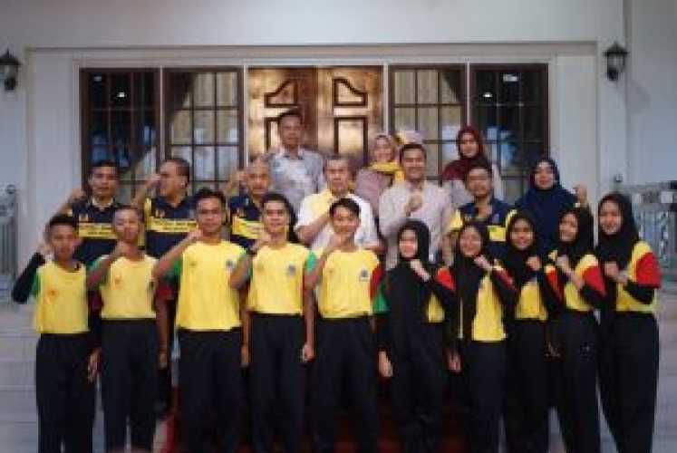 Gubri Syamsuar Lepas Keberangkatan Atlet PDBI Riau