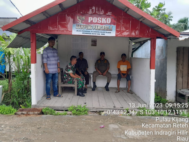 Koramil 07/Reteh Mensosialisasikan Karhutla dan Bahaya Narkoba di Lingkungan Binaan